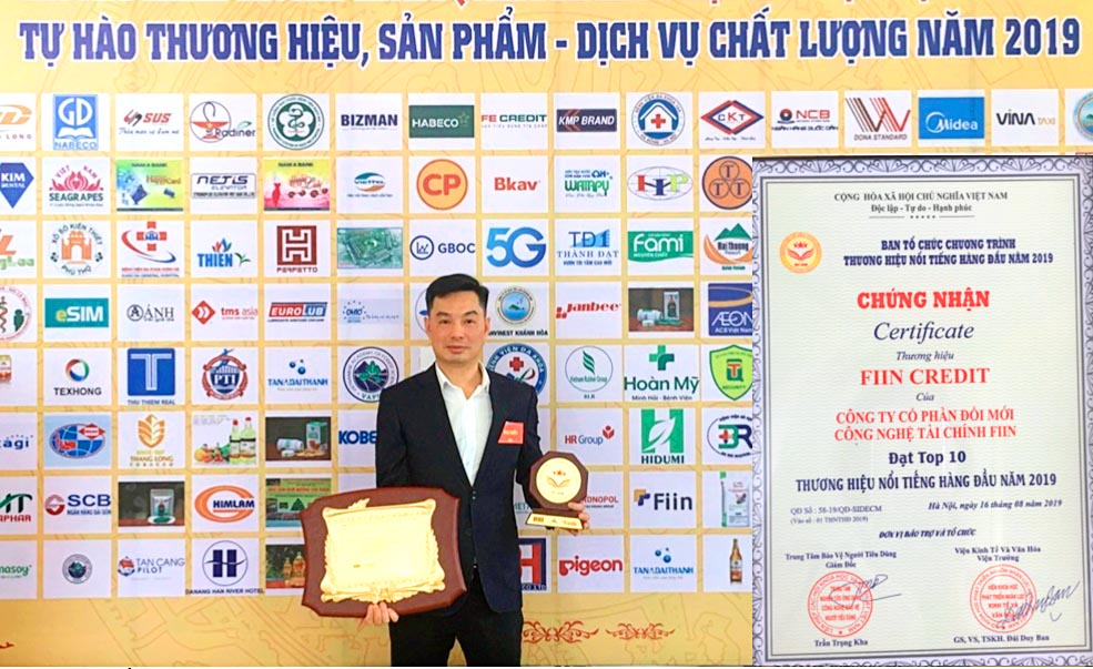 CEO Fiin – ông Trần Việt Vĩnh được vinh danh “Doanh nhân Vàng Việt Nam 2019"
