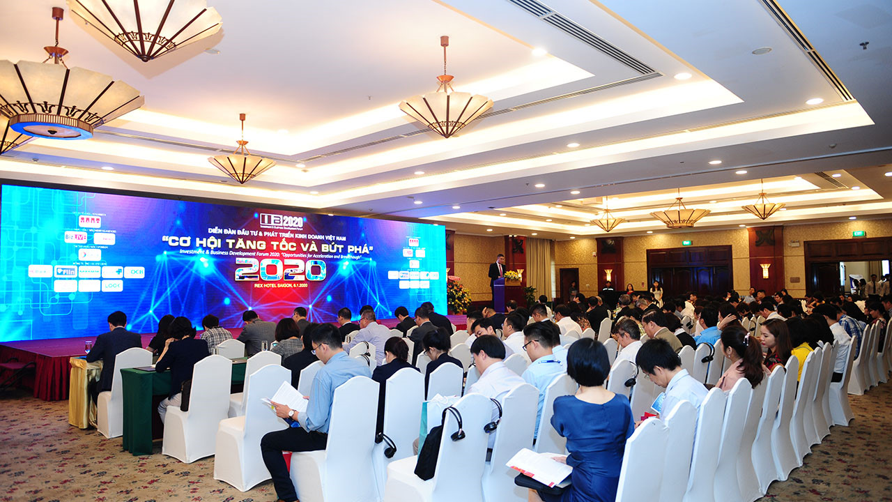 Diễn đàn Đầu tư và Phát triển kinh doanh Việt Nam 2020 “Cơ hội tăng tốc &amp; bứt phá” được diễn ra tại Hồ Chí Minh vào ngày 06/01/2020